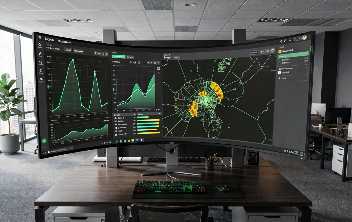 Dashboard de análisis geoespacial